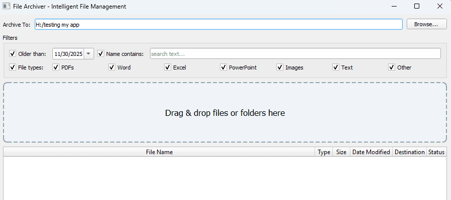 File Archiver